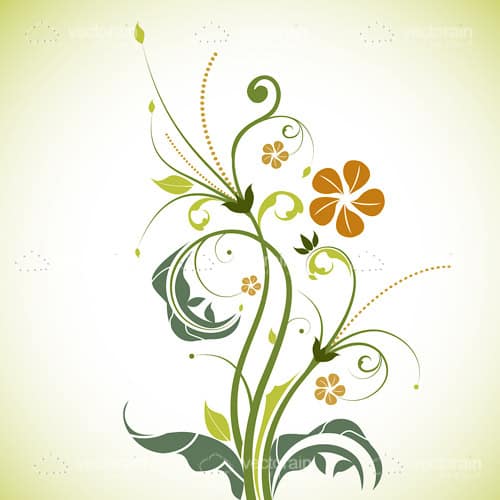 Abstract Floral Background